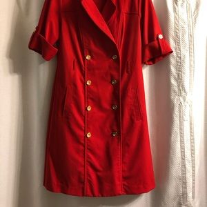 Lightly worn suited dress with belt